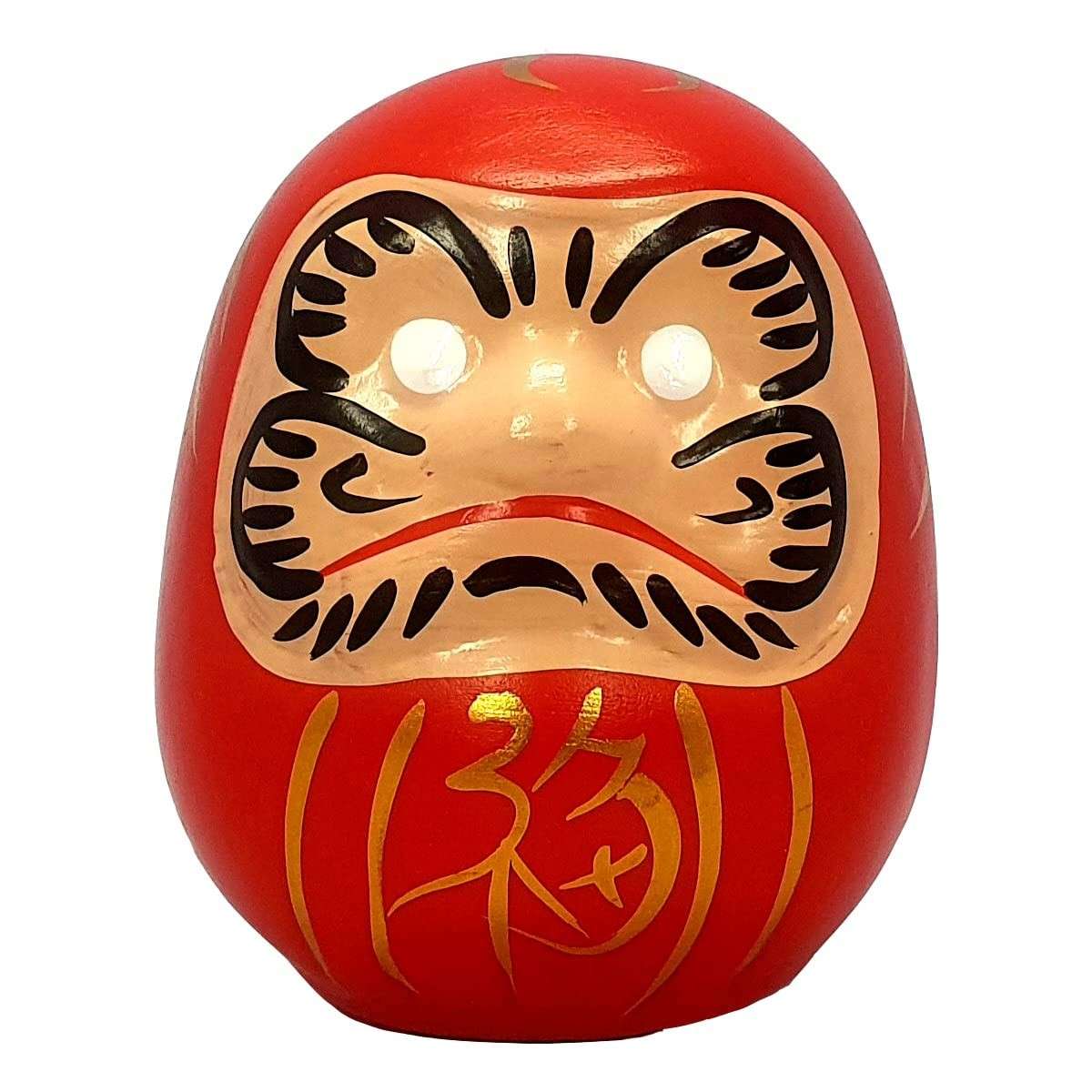 Boneco Daruma Omiyague - Amuleto da Sorte e Prosperidade Japonês 9,0 cm