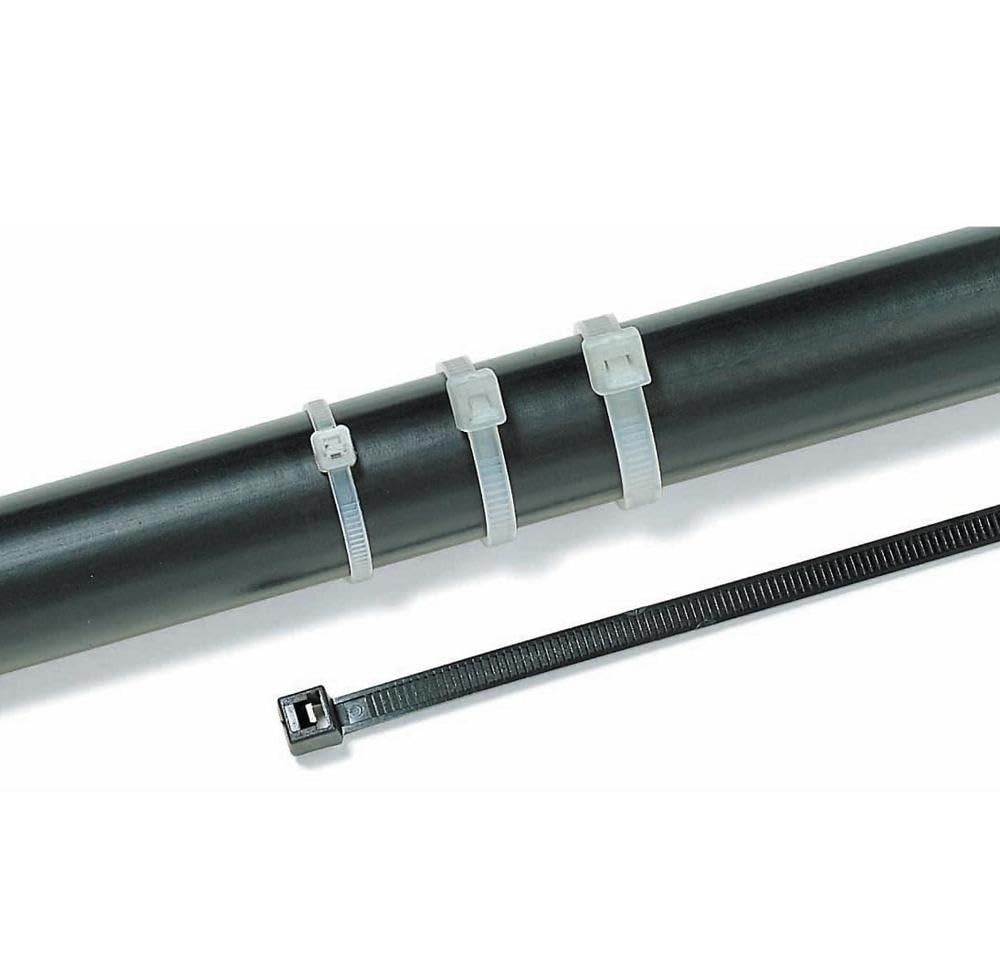 Abraçadeira Flexível HellermannTyton 20cm (100 Unidades) - Organização Profissional