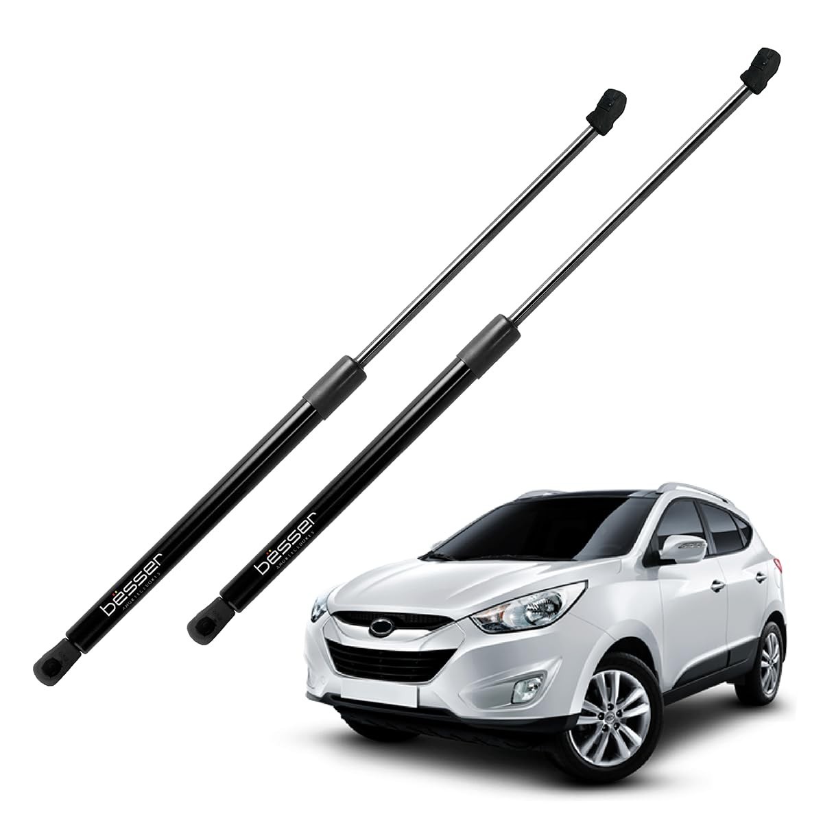 Par Amortecedor Porta Malas Tampa Traseira Hyundai IX35 (2010-2022) - Mola Gás Reforçado
