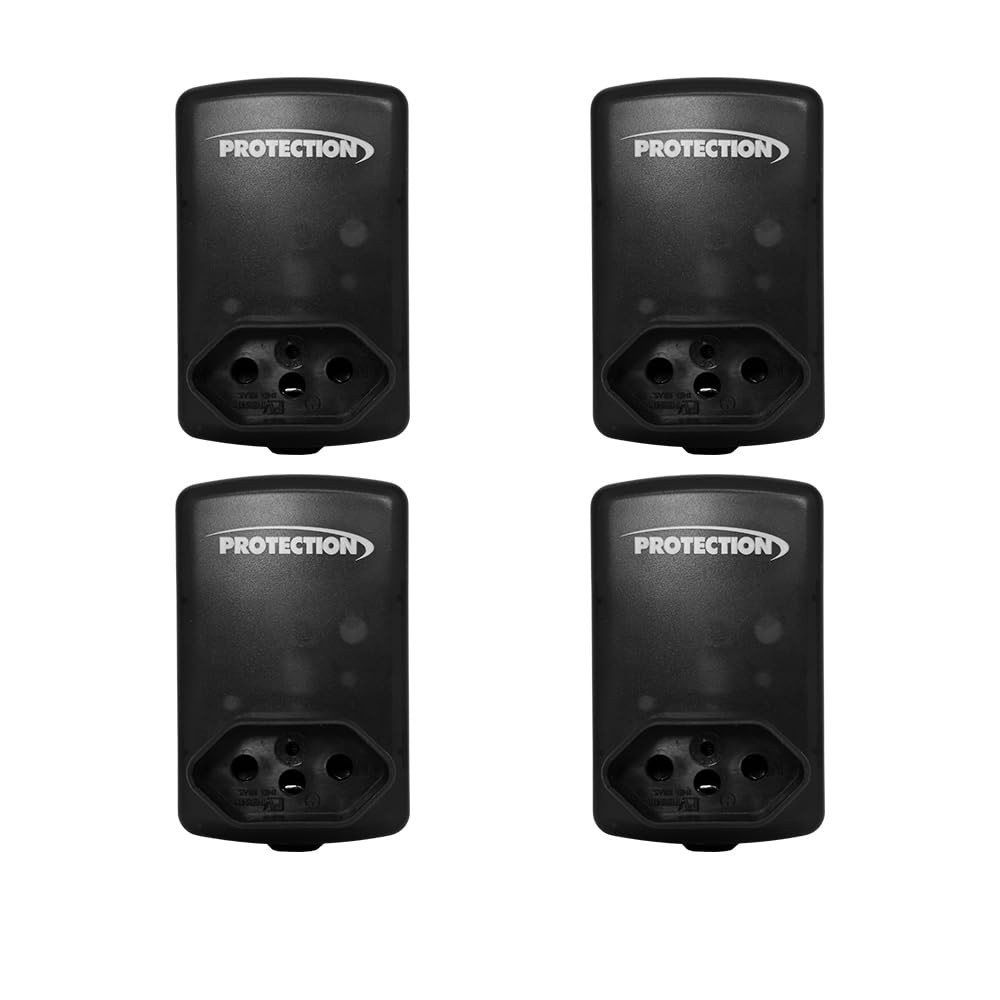 Kit 4 Protetores Anti-Raio e Quedas de Energia 220V para Eletrônicos - Proteção Essencial