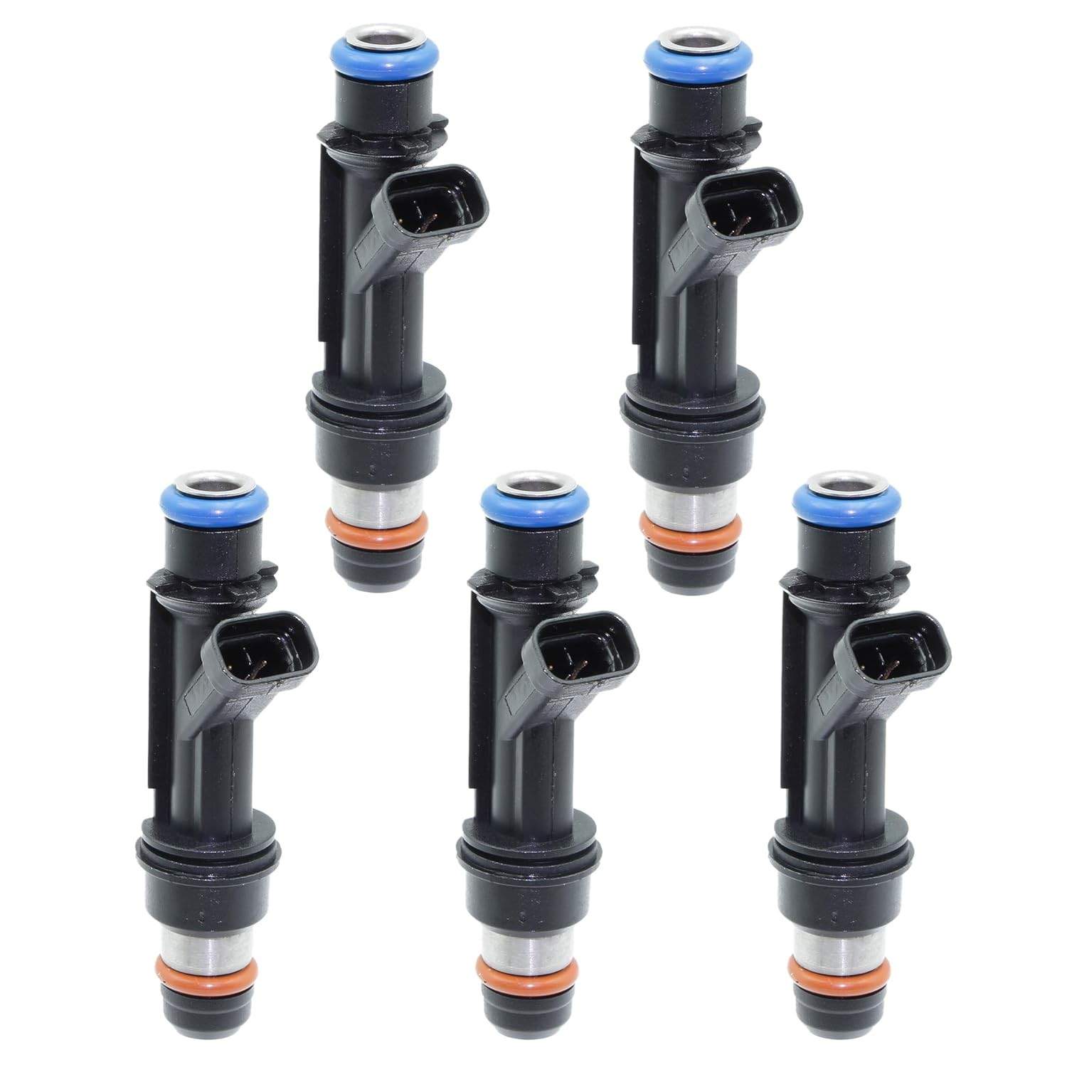 Kit 5 Injetores de Combustível 12589465 para Isuzu, GMC, Chevy, Buick, Hummer, Saab (2004-2007)