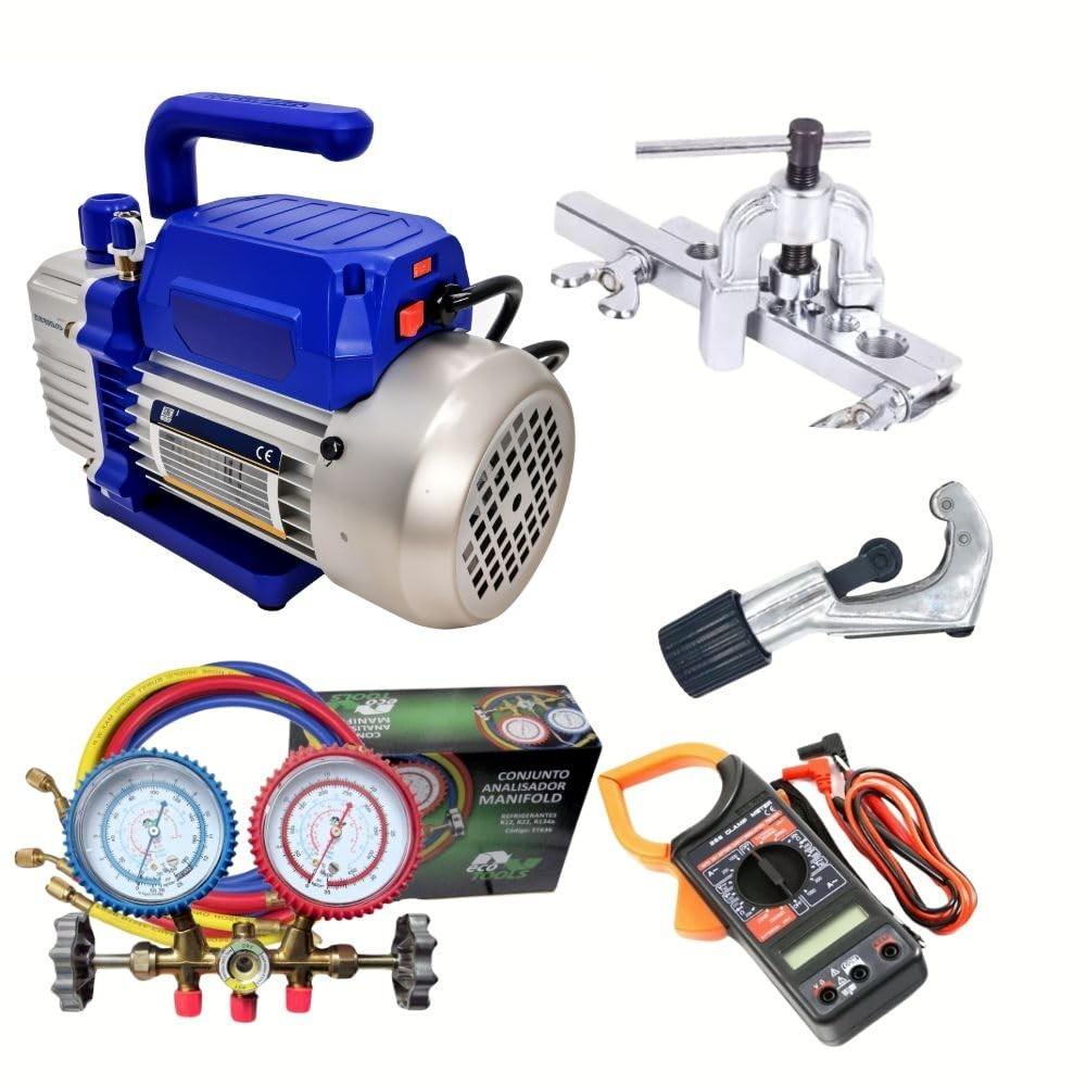 Kit Profissional para Manutenção de Ar Condicionado com Ferramentas Especializadas