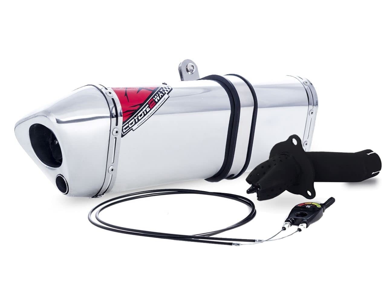 Escape/Ponteira Coyote TRS 2 Way Alumínio para Honda Twister CB 250 (2015+) - Estilo e Performance Polida