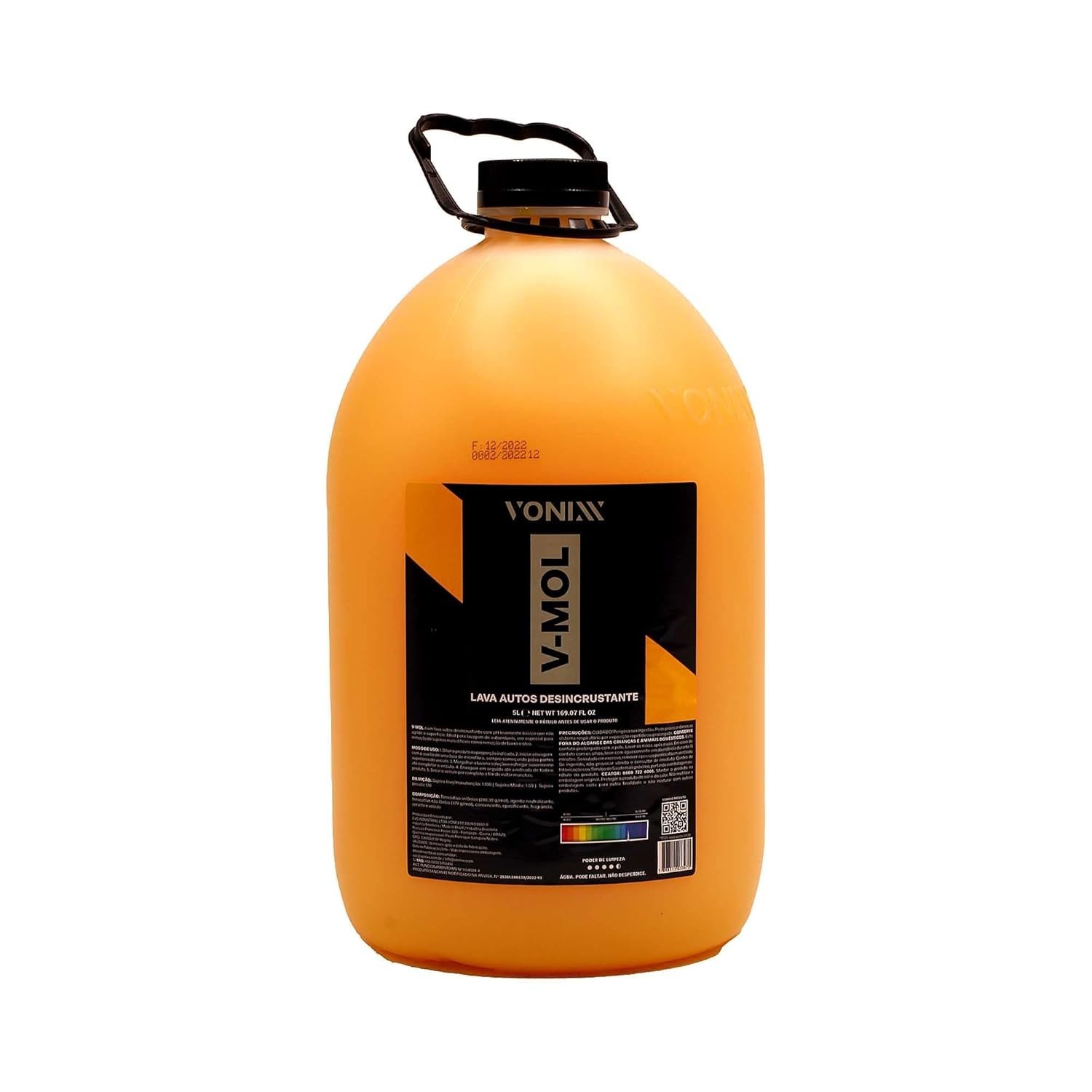 V-MOL Lava Autos Biodegradável 5L: Limpeza Poderosa e Segura para Seu Carro