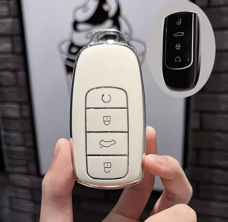 Capa Protetora Premium para Chave Chery Tiggo 8 Pro - Estilo e Segurança Brilhantes