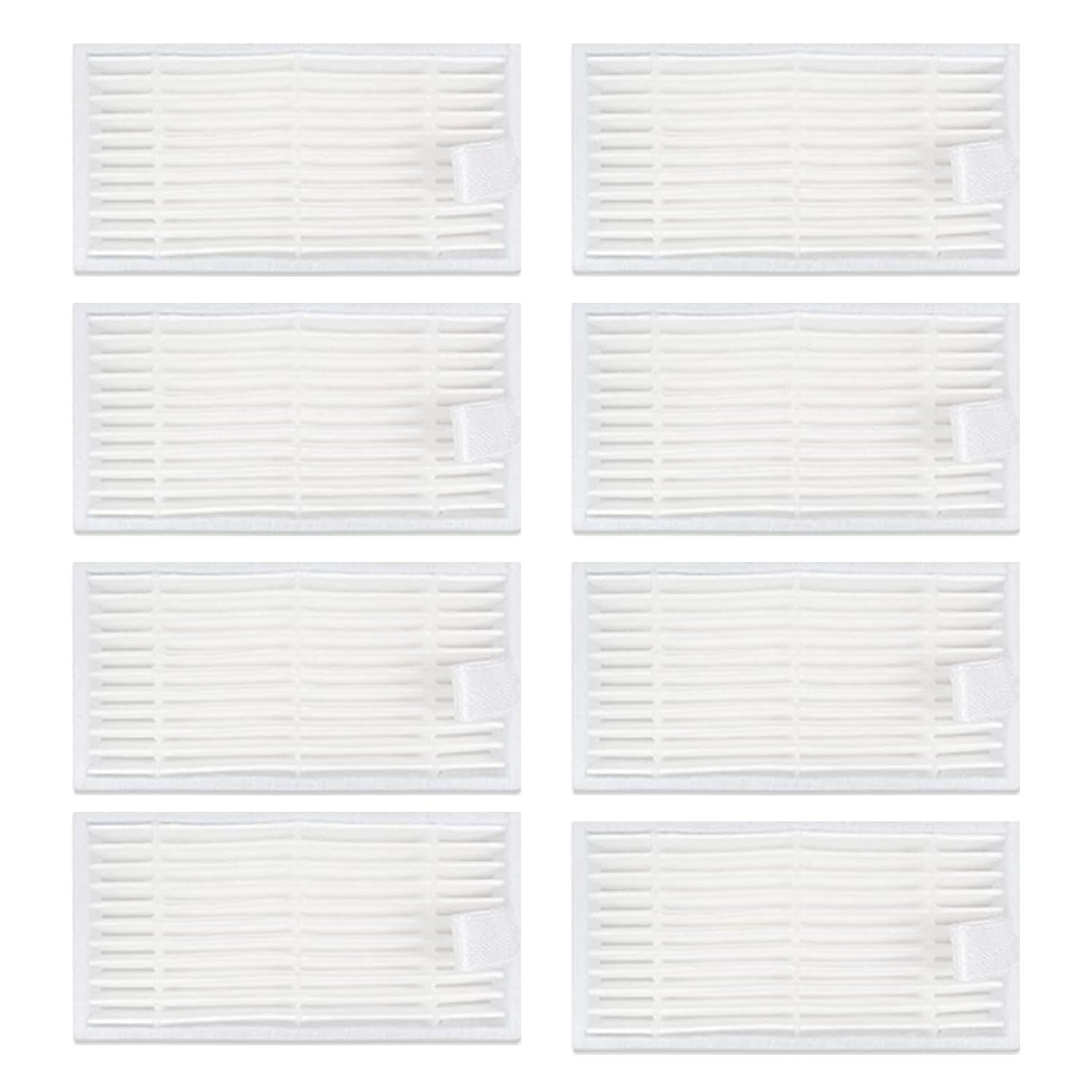Filtros HEPA para ILIFE V3/V5/V50/V55 - 8 Peças de Reposição Premium