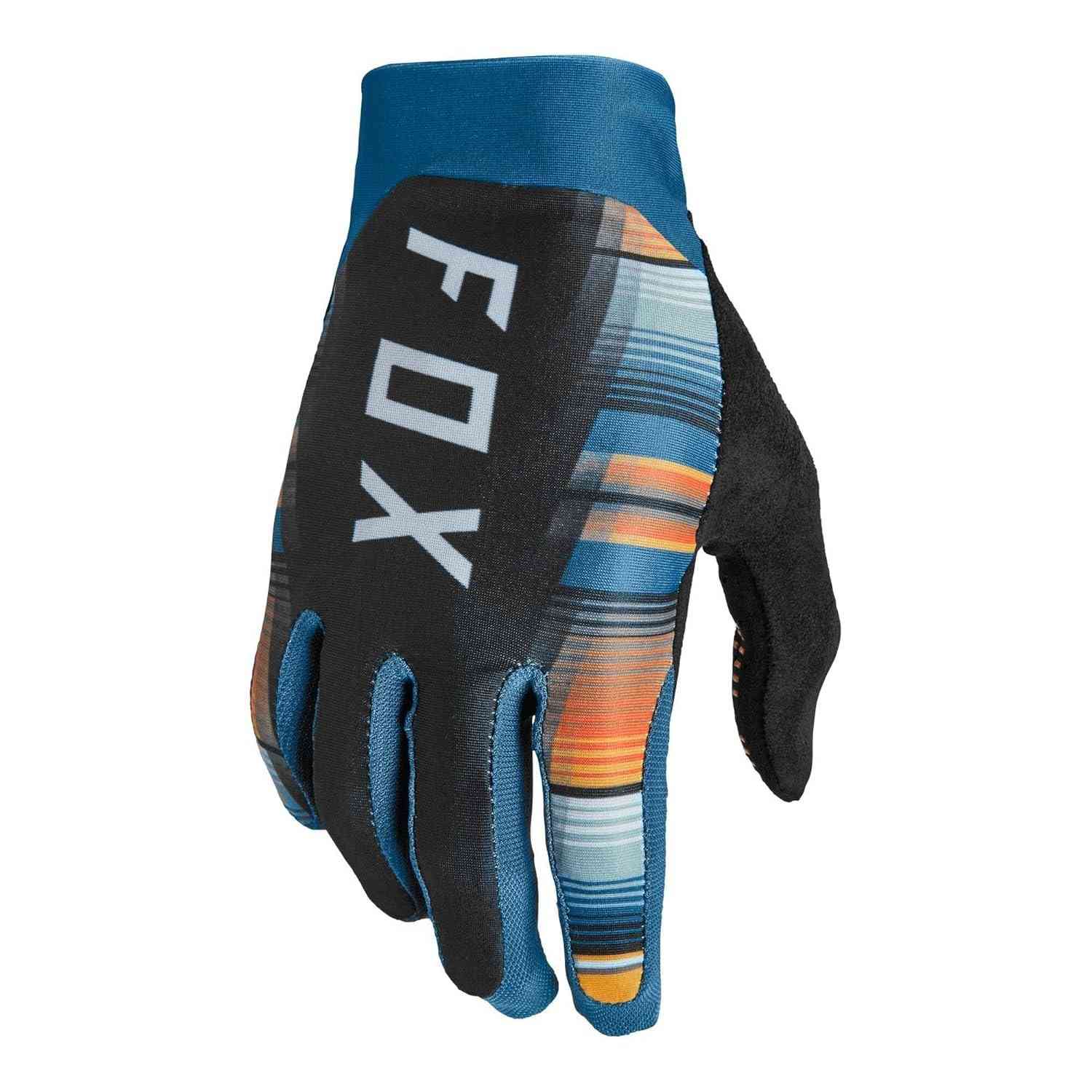 Luvas FOX Flexair Azul Claro - Conforto e Performance para seu Pedal