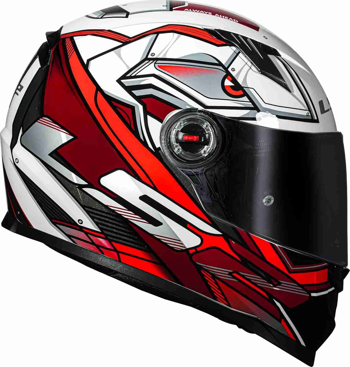 Capacete LS2 FF358 Xdron Preto e Vermelho - Segurança e Estilo para Sua Pilotagem