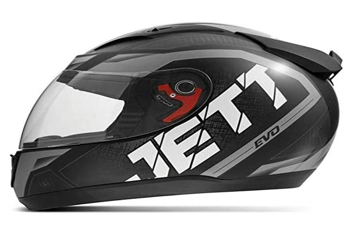 Capacete Fechado Pro Tork Jett Evo Line Brilhante Cinza - Segurança e Estilo para Sua Pilotagem