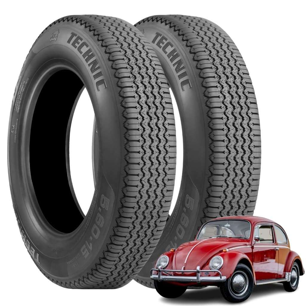 Kit 2 Pneus Technic T300 5.60-15 79P Aro 15: Revitalize Seu Carro Clássico VW!