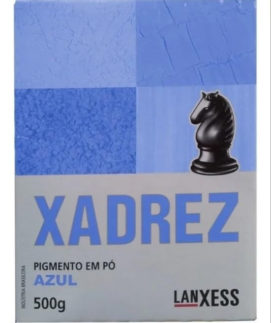 Pigmento Em Pó Xadrez Azul 500g Tinta P/Cimento Queimado