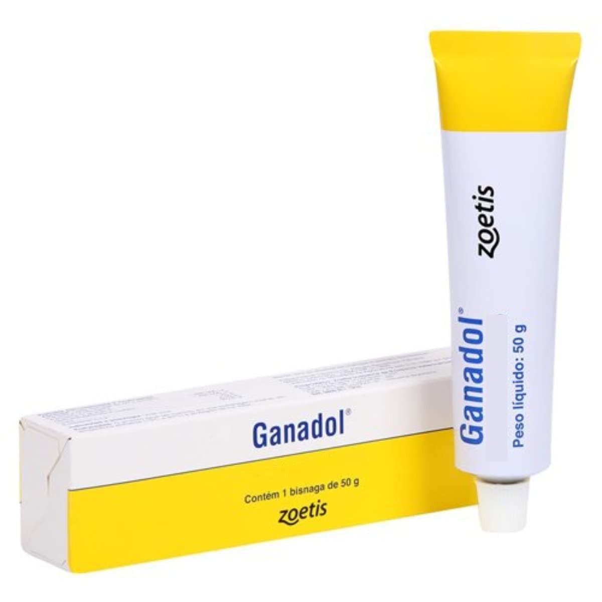 Pomada Cicatrizante Ganadol Zoetis 50g: Cura Rápida para Bovinos, Equinos e Pets
