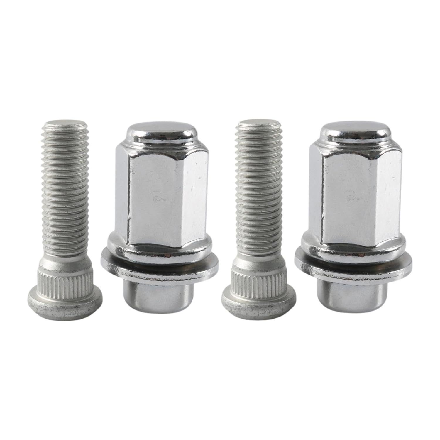 Conjunto de 4 peças de porcas e pinos de roda 90942-02017 Acessórios automotivos utilitários aço Alta Confiabilidade 90942-02037 90942-02049