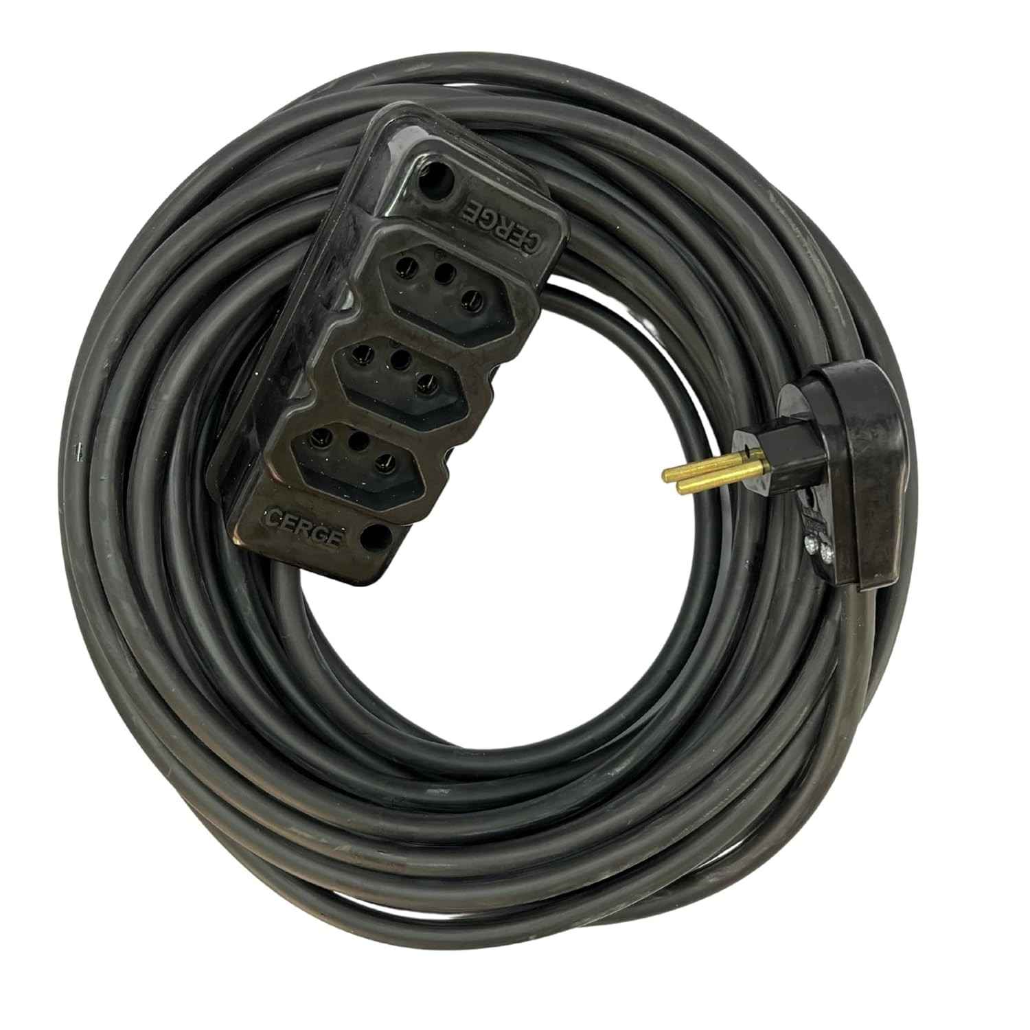Extensão Elétrica Cabo Grosso PP 15m 2x2,5mm: Potência e Segurança Profissional