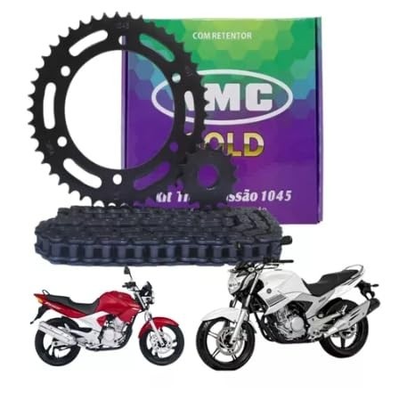 Kit Transmissão KMC Yamaha Fazer 250 (2005-2016): Potência e Durabilidade para Sua Moto
