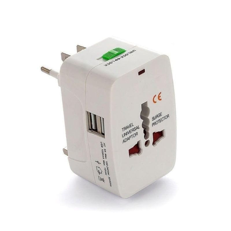 Adaptador Universal Tomada USB: Sua Conexão Global Segura e Prática!