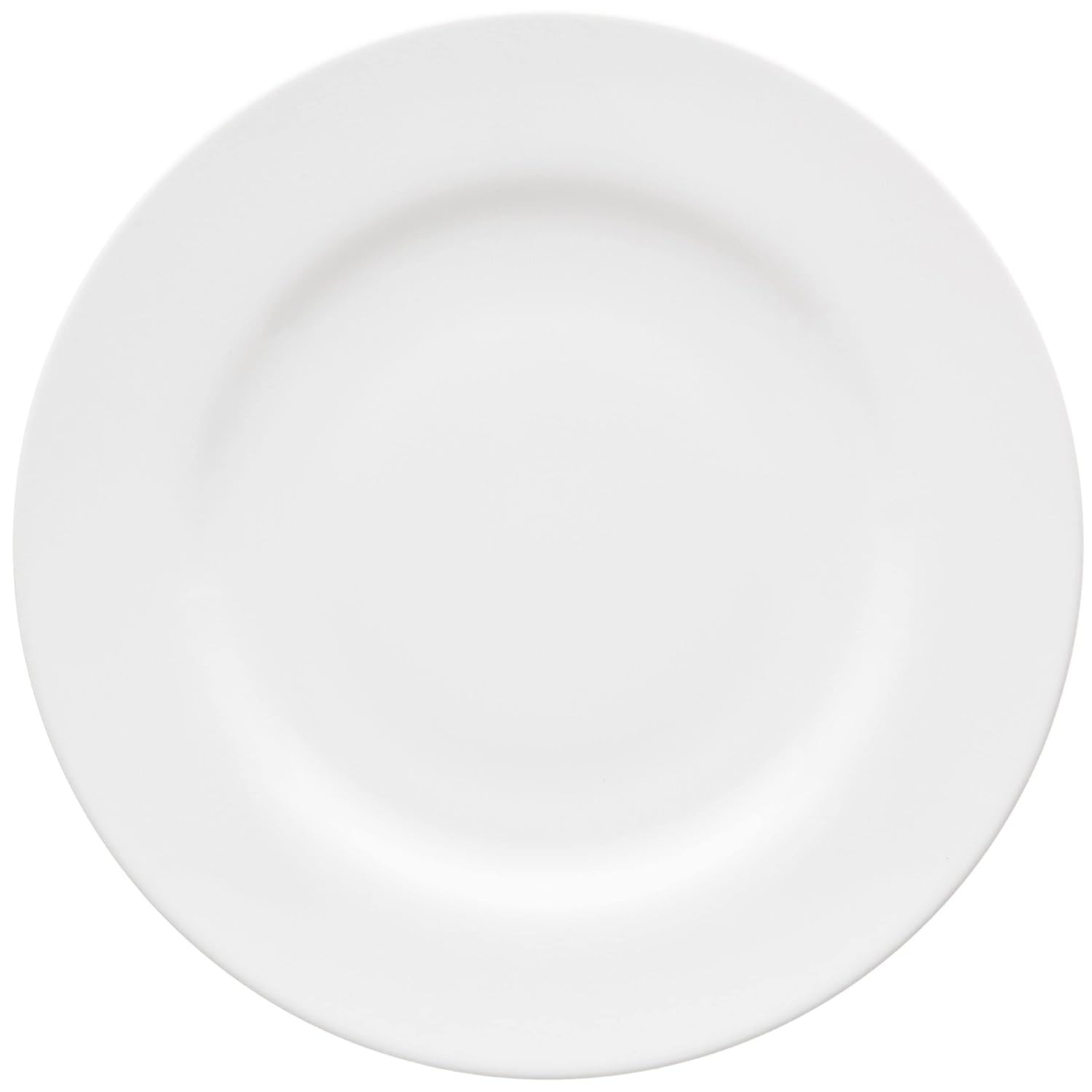 Pratos Raso Oxford Flamingo White - 6 Peças para Jantar Moderno