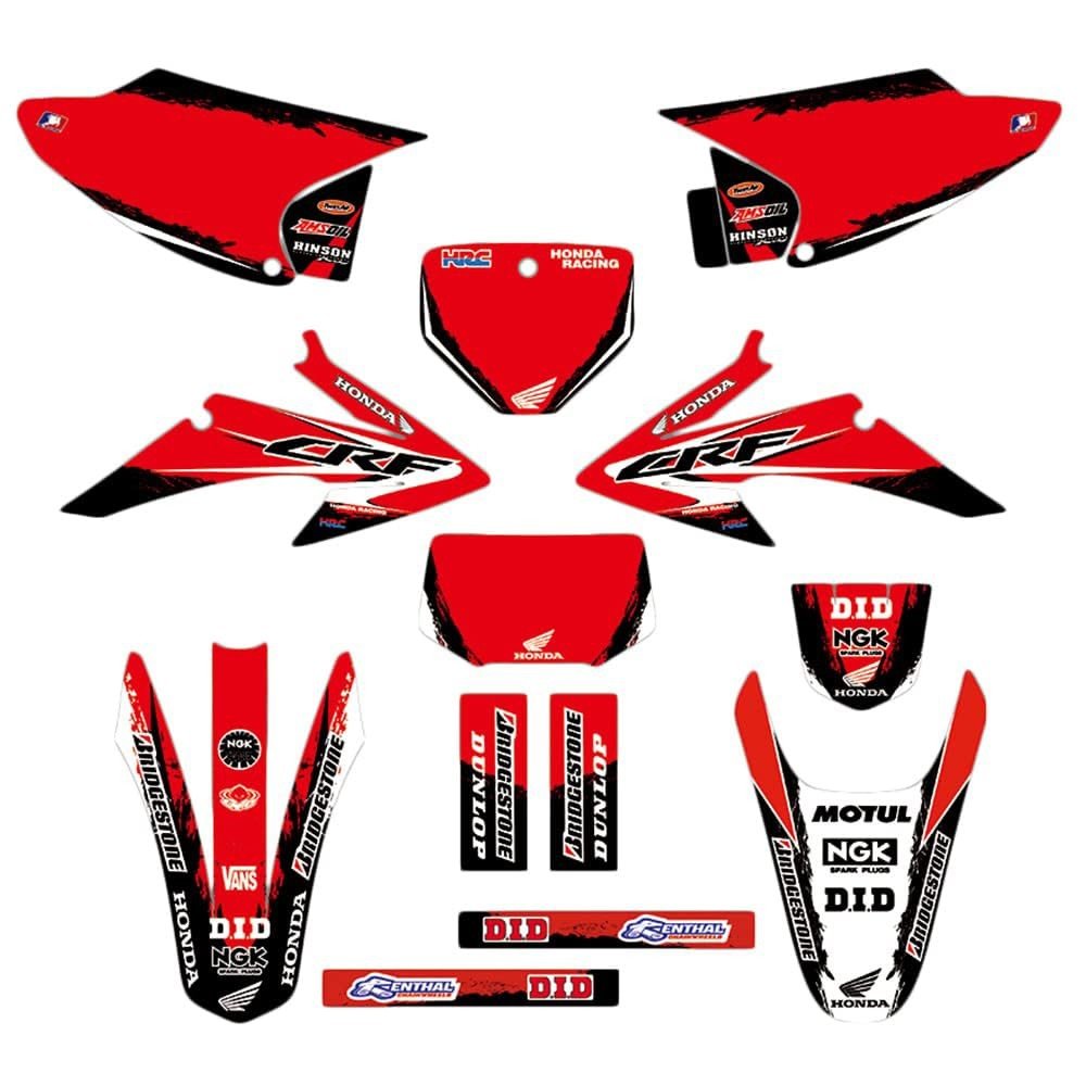 Kit Gráfico Adesivo Premium para Honda CRF150F/CRF230F (2008-2014) - Personalize sua Moto!