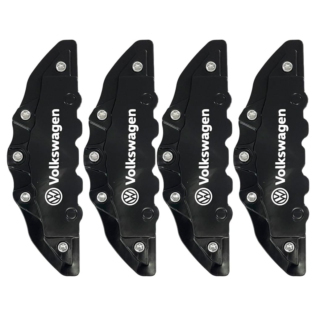 Kit 4 Capas Pinça de Freio Volkswagen - Design Esportivo PRETO
