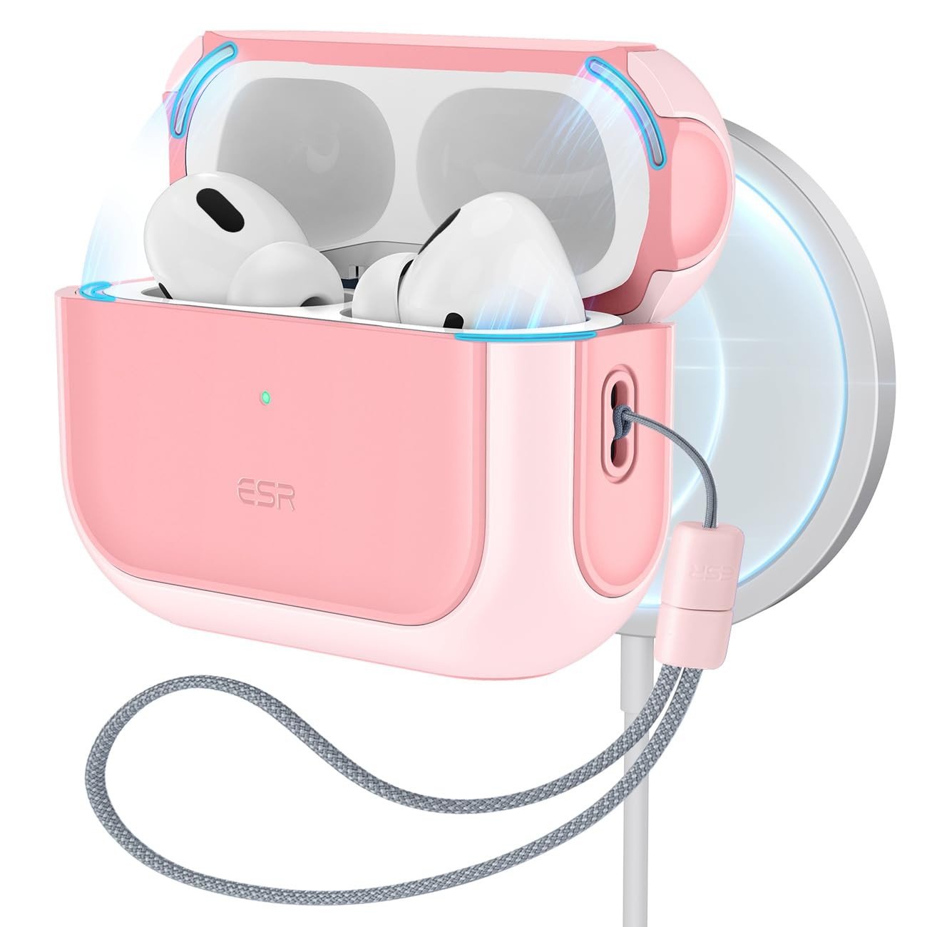 a-pro-esr-airpods-2-halolock-rosa-capa-total-para-geracao-magsafe-protecao-a
