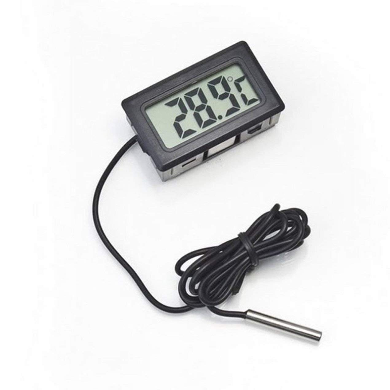 Termômetro Digital Profissional com Tela LCD - Portátil para Geladeira, Freezer, Aquário e Tanques de Peixes