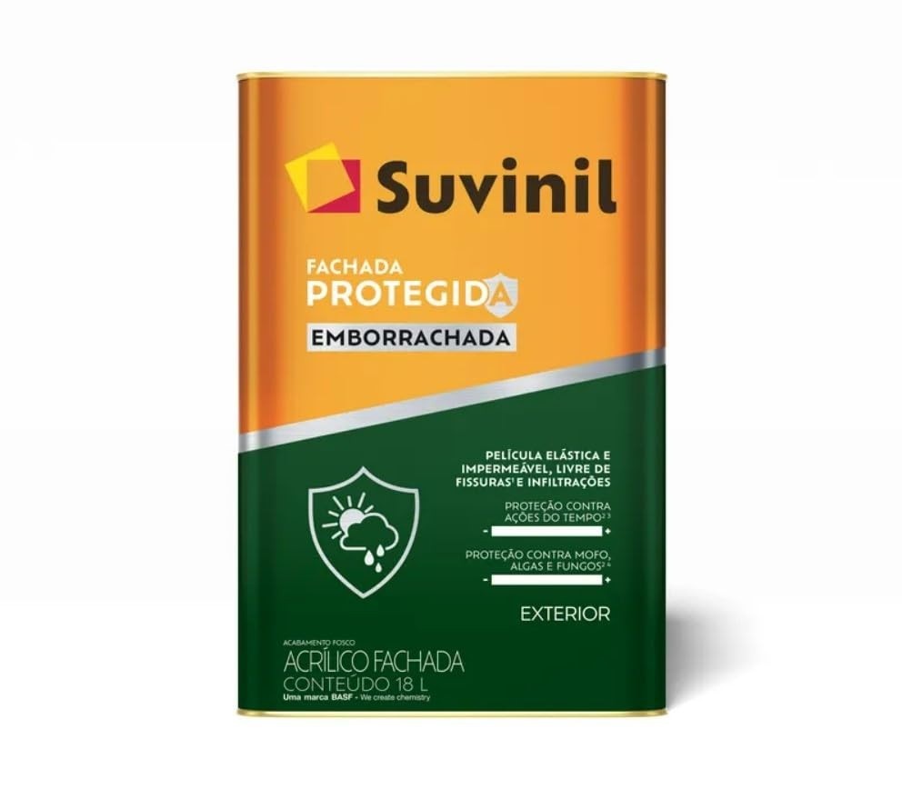 Fachada Protegida Emborrachada 18L Branco Neve