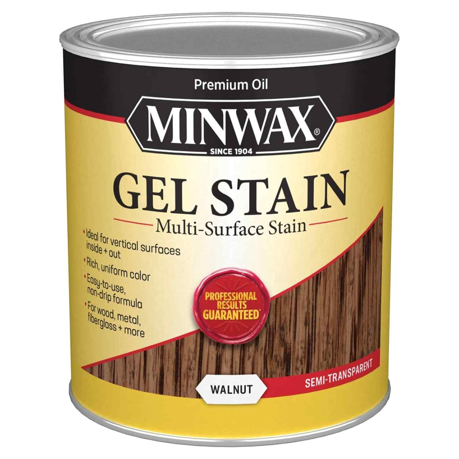 STAIN GEL WALNUT QT