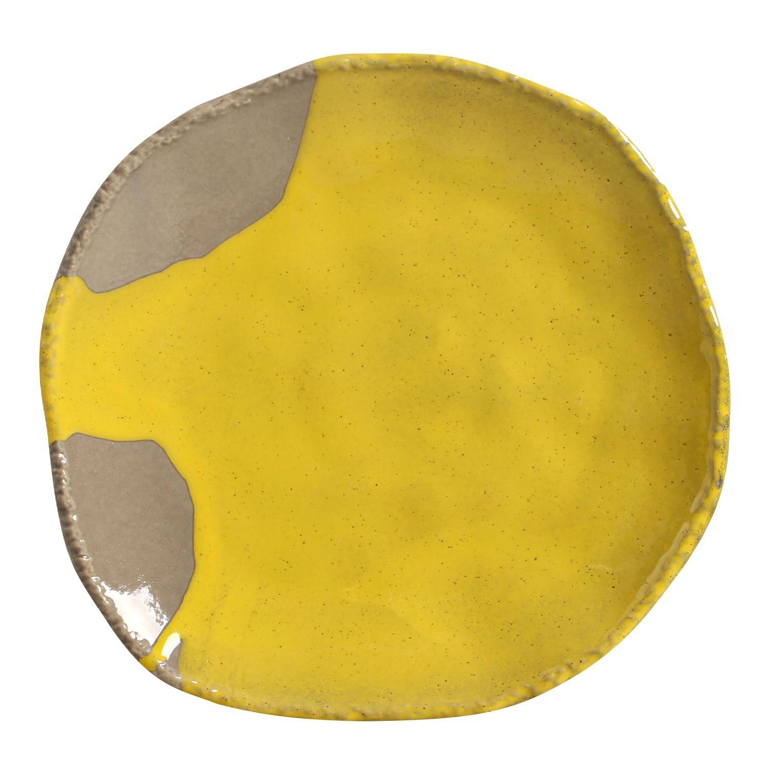 Conjunto com 4 Pratos Rasos Porto Brasil Orgânico Eco Cerrado - Design Moderno e Seguro