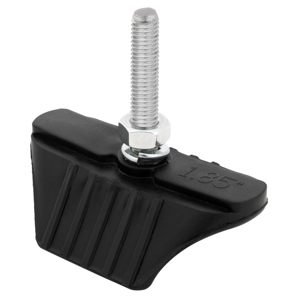 Tusk Fechaduras de aro revestidas de borracha para motociclo (4,7 cm)