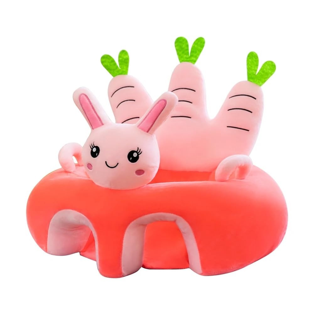 Assento Almofada para Bebê Coelhinho Rosinha - Topamix Macio e Antiqueda