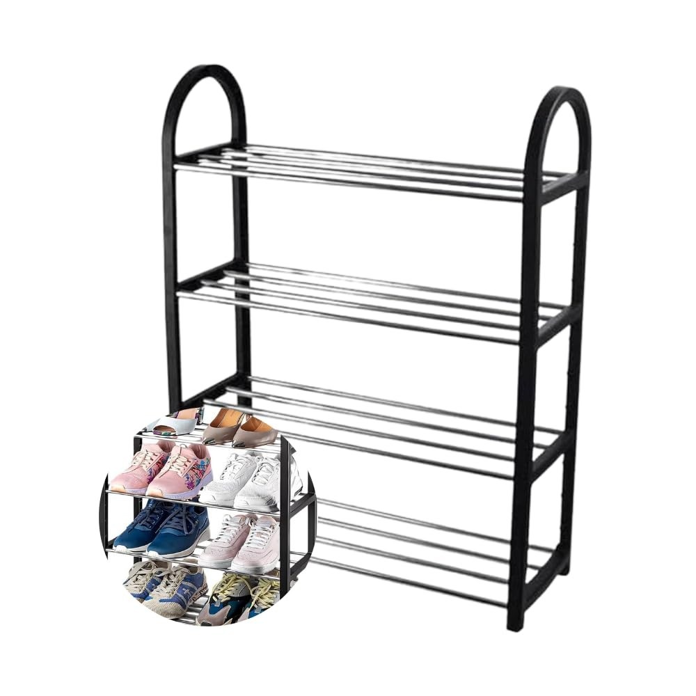 Sapateira Prateleira Organizadora de Sapatos – Estante Compacta e Resistente com Fácil Montagem para Quarto, Closet e Corredor