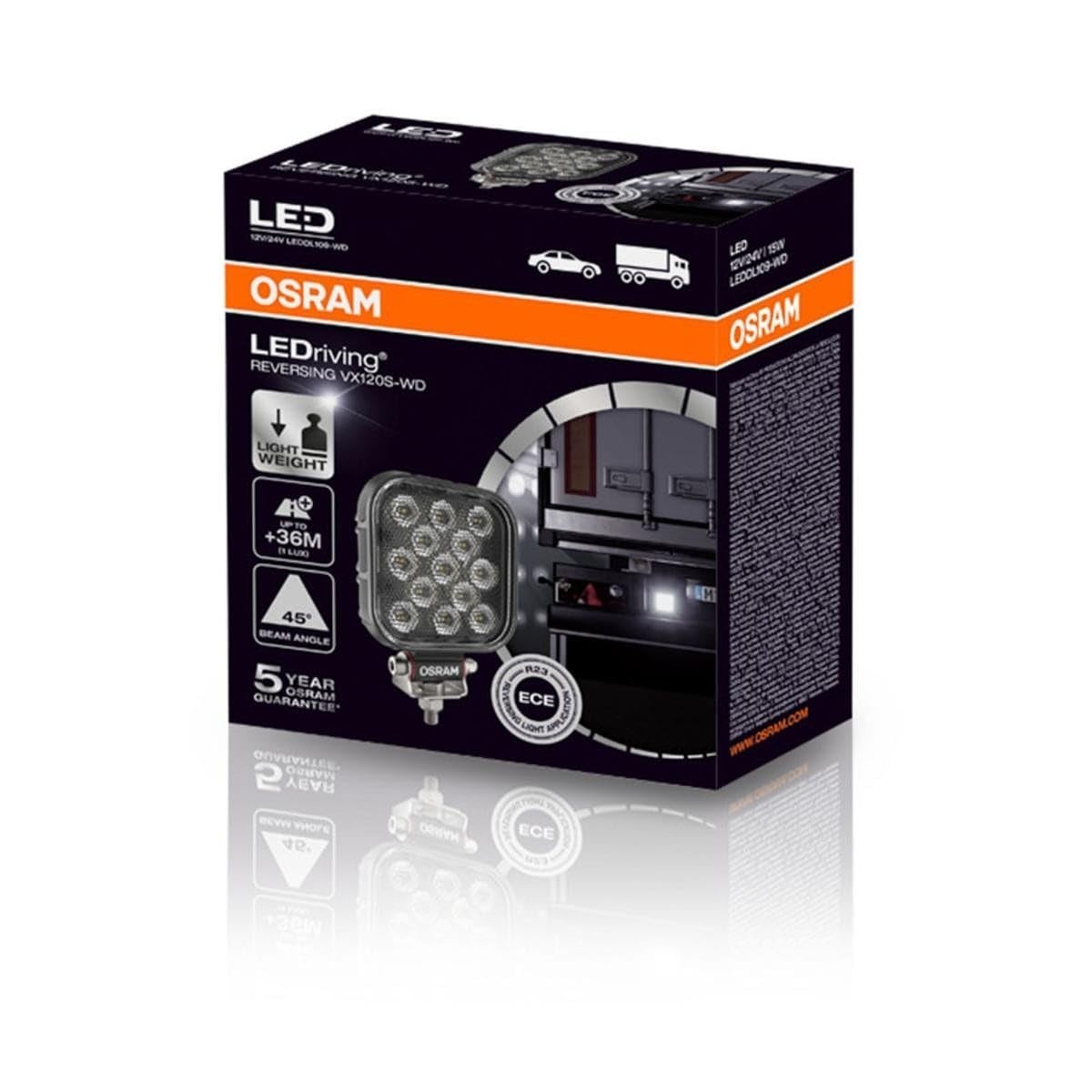 Farol de Milha LEDriving VX120S Osram: Iluminação Potente e Segura para Seu Veículo