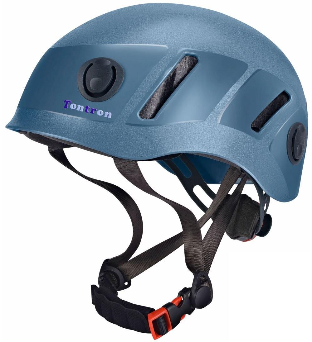 Capacete de Trabalho Tontron Azul - Segurança e Conforto para Escalada (Tamanho G)