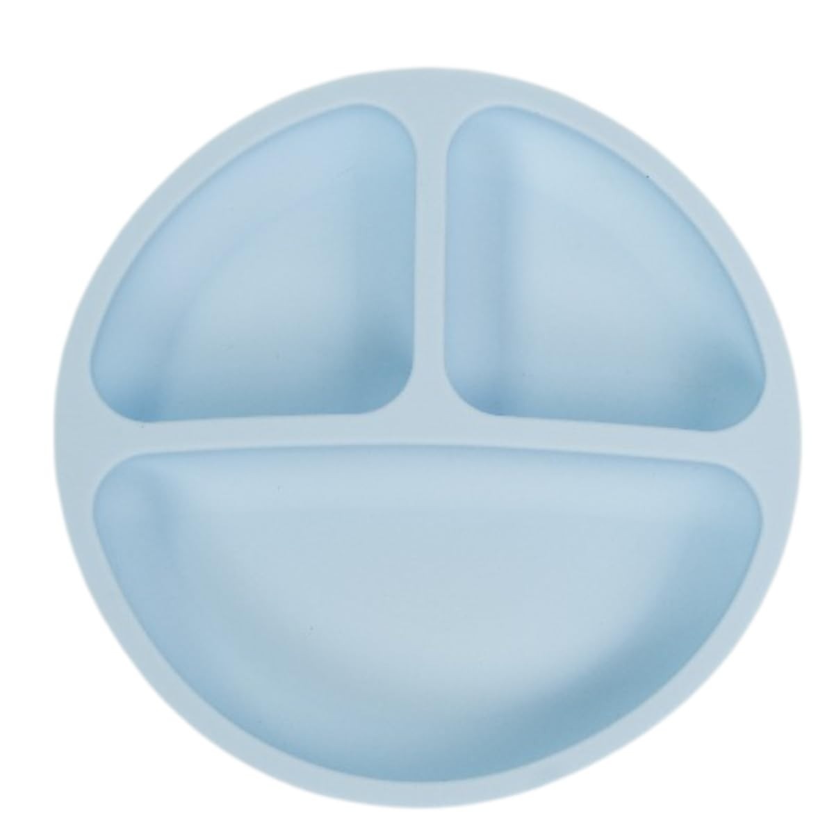 Prato de Silicone com Ventosa para Bebê - Seguro, Antiderrapante e Livre de BPA | Pippo Azul