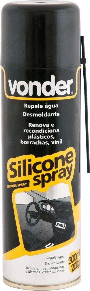 Silicone em Spray Vonder 200g: Proteção e Brilho para seu Veículo e Casa
