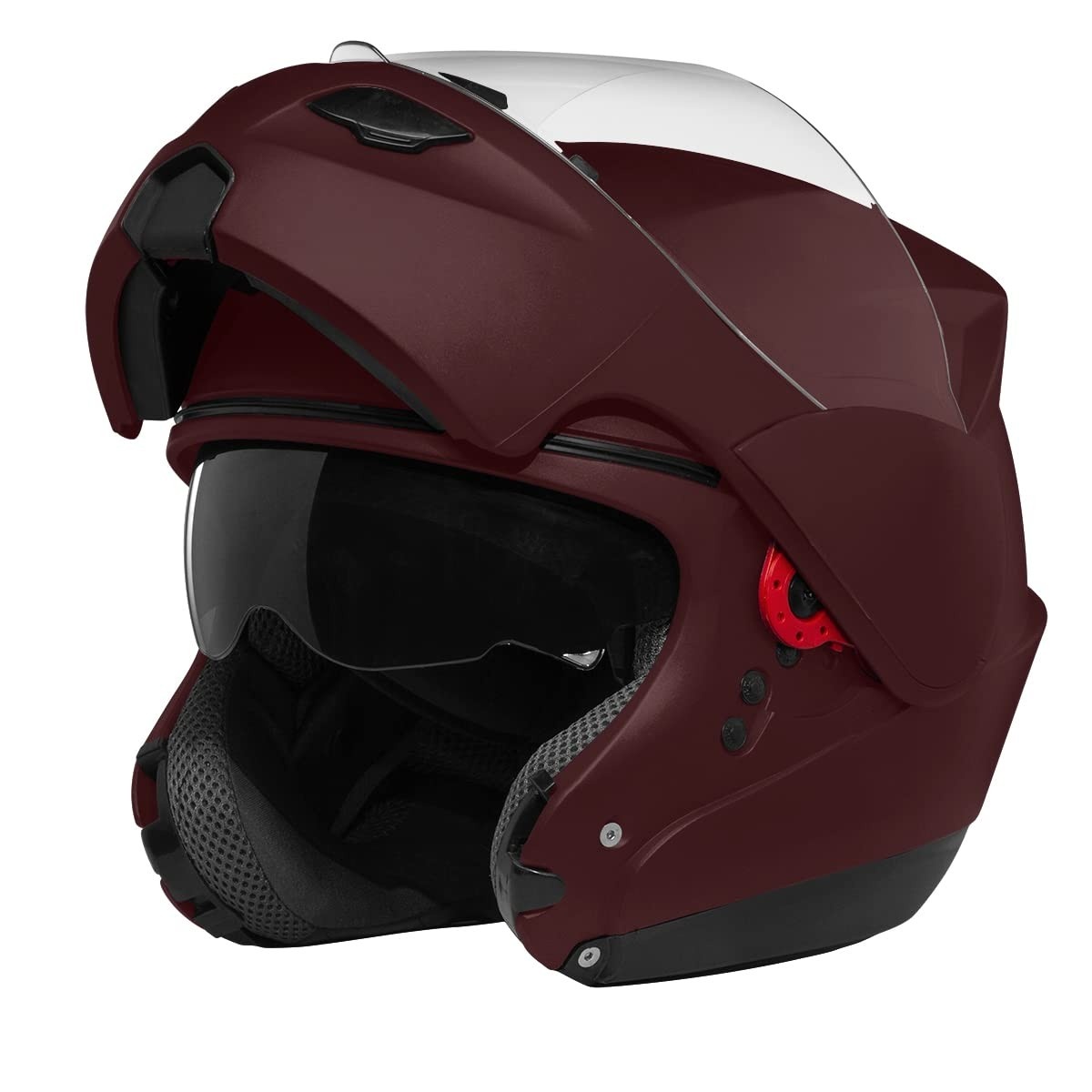 Capacete Escamoteável Pro Tork Attack Elite Fosco Vermelho - Segurança e Estilo para Sua Pilotagem