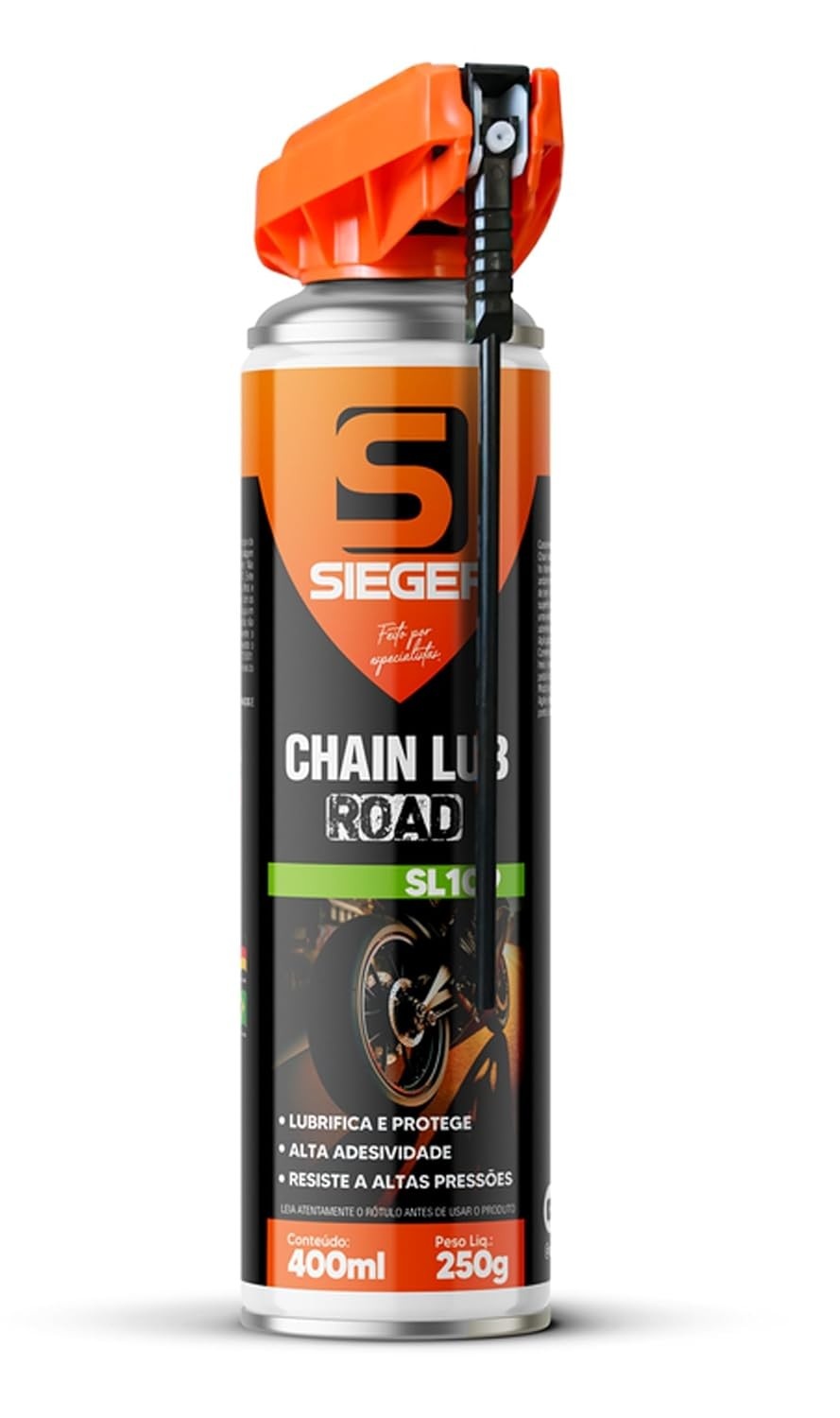 Graxa para Corrente Sieger SL 109 400ml: Proteção e Desempenho para Sua Moto