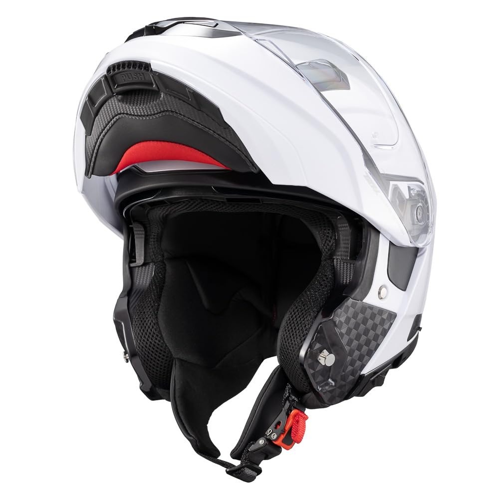 Capacete Texx Kratos Escam Sólido Branco Brilho: Segurança e Estilo para Sua Pilotagem