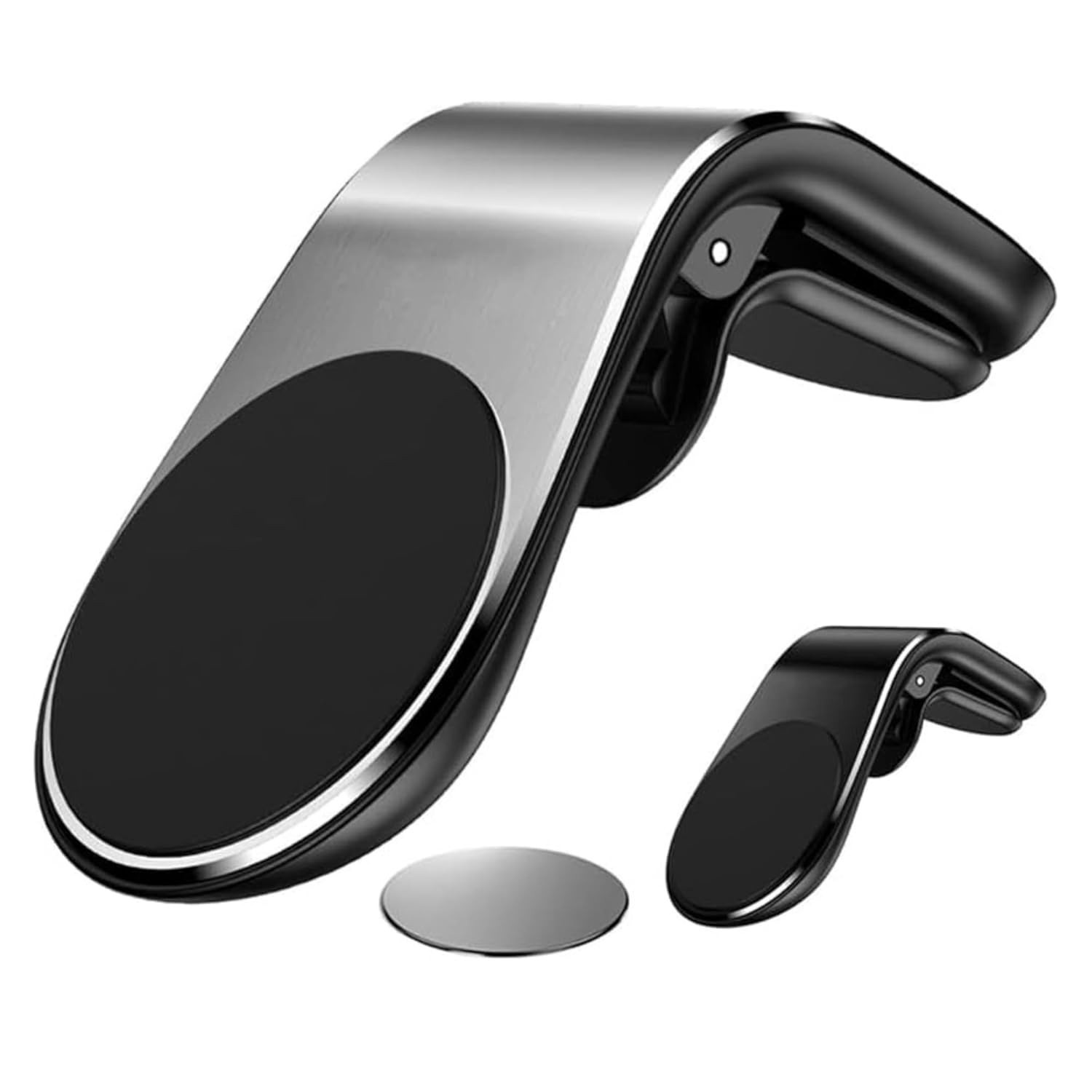 Suporte Magnético Veicular 360° para Celular - Fixação Segura na Saída de Ar