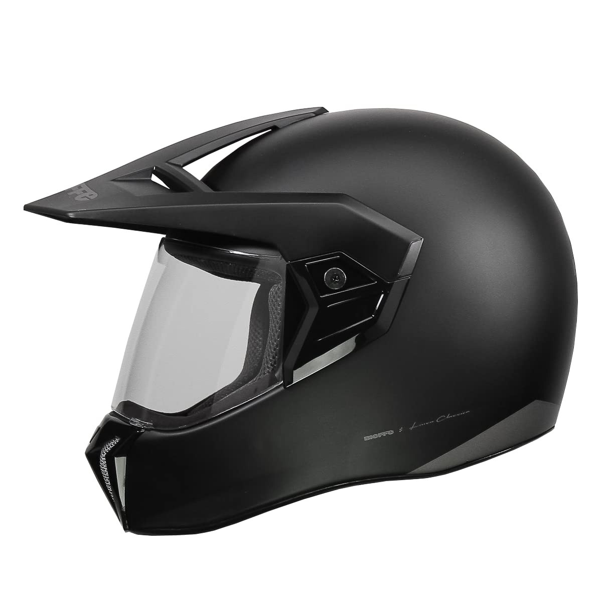 Capacete Moto Fechado Bieffe 3 Sport L Classic Preto Fosco c/ Grafite (Tamanho 58)