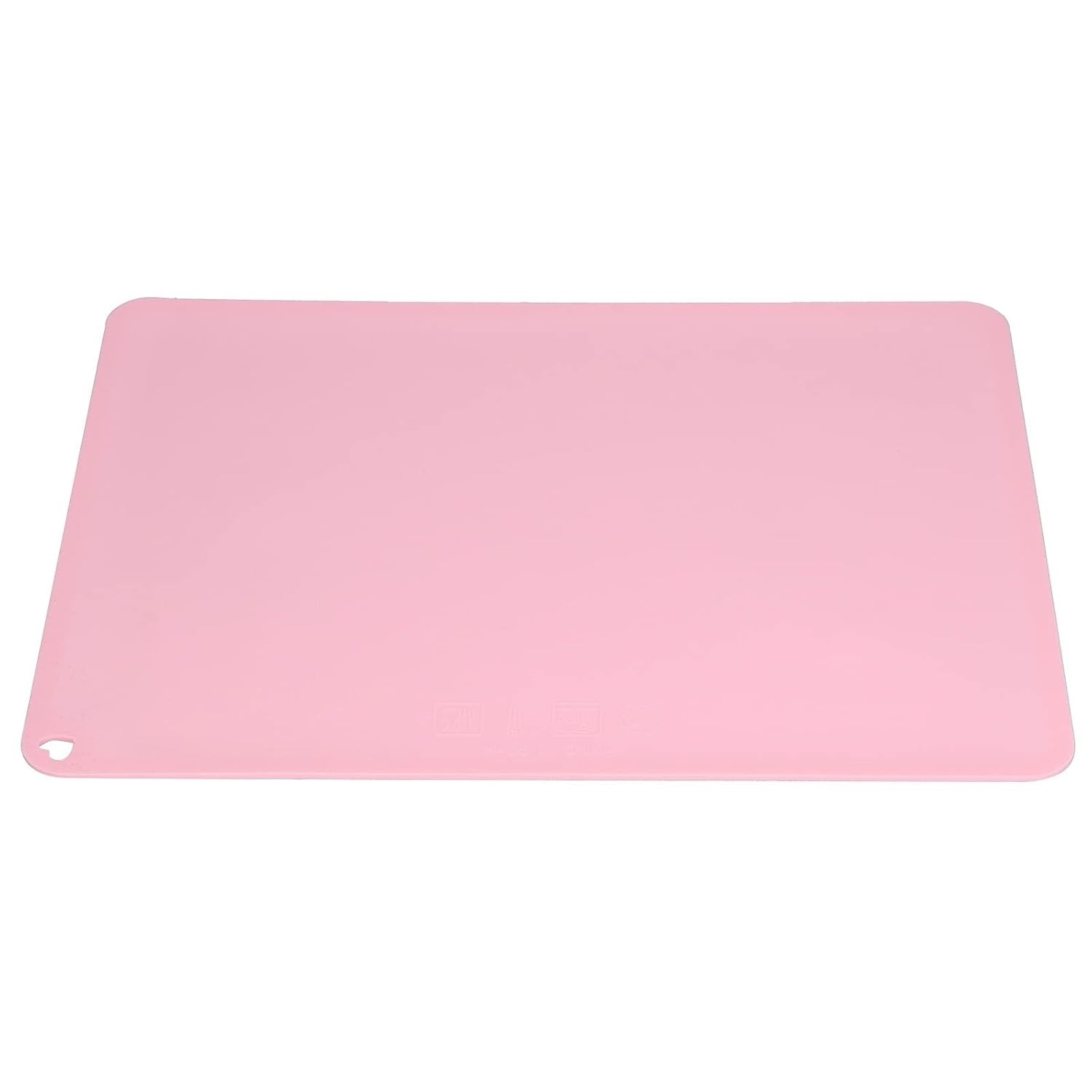 Tapete de Mesa Silicone KIMISS 41x31cm Rosa Escuro - Antiderrapante, Impermeável e Versátil