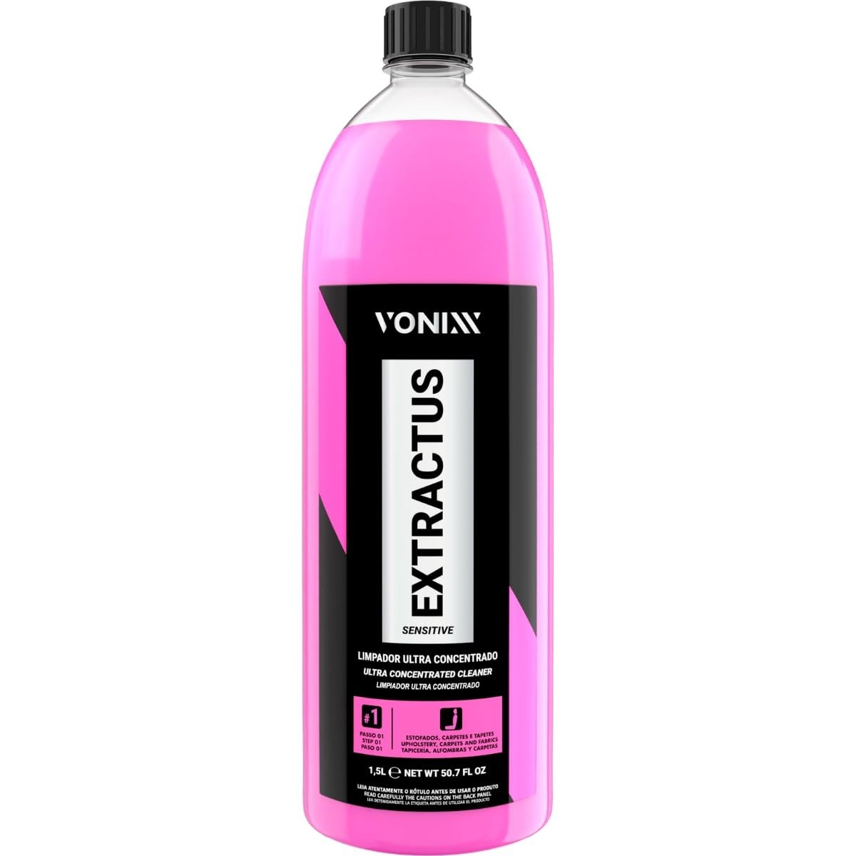 Extractus Sensitive – Limpador Profissional para Tecidos Delicados Vonixx