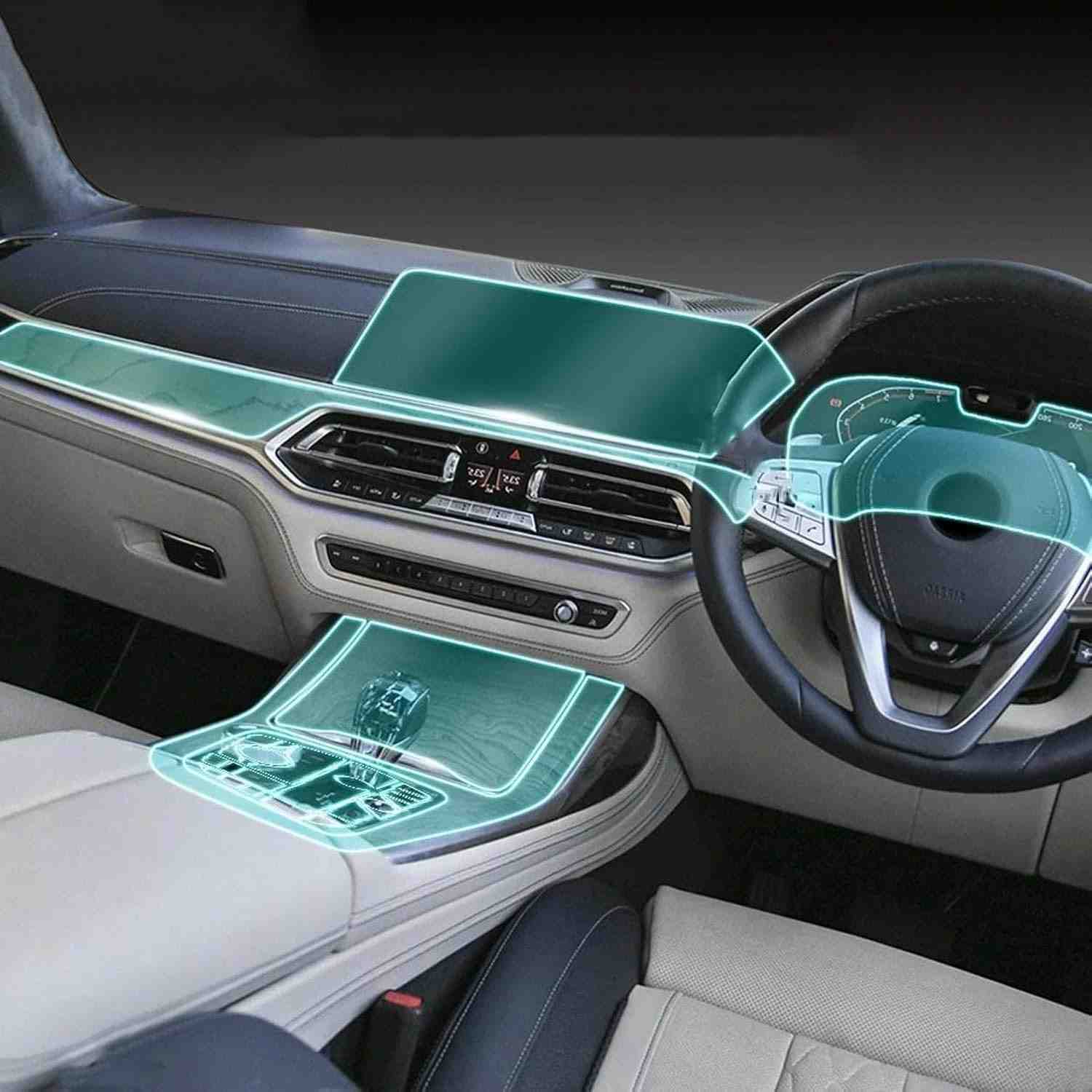 Película Protetora TPU para Tela Central BMW X7 G07 (19-20) - Proteção Premium