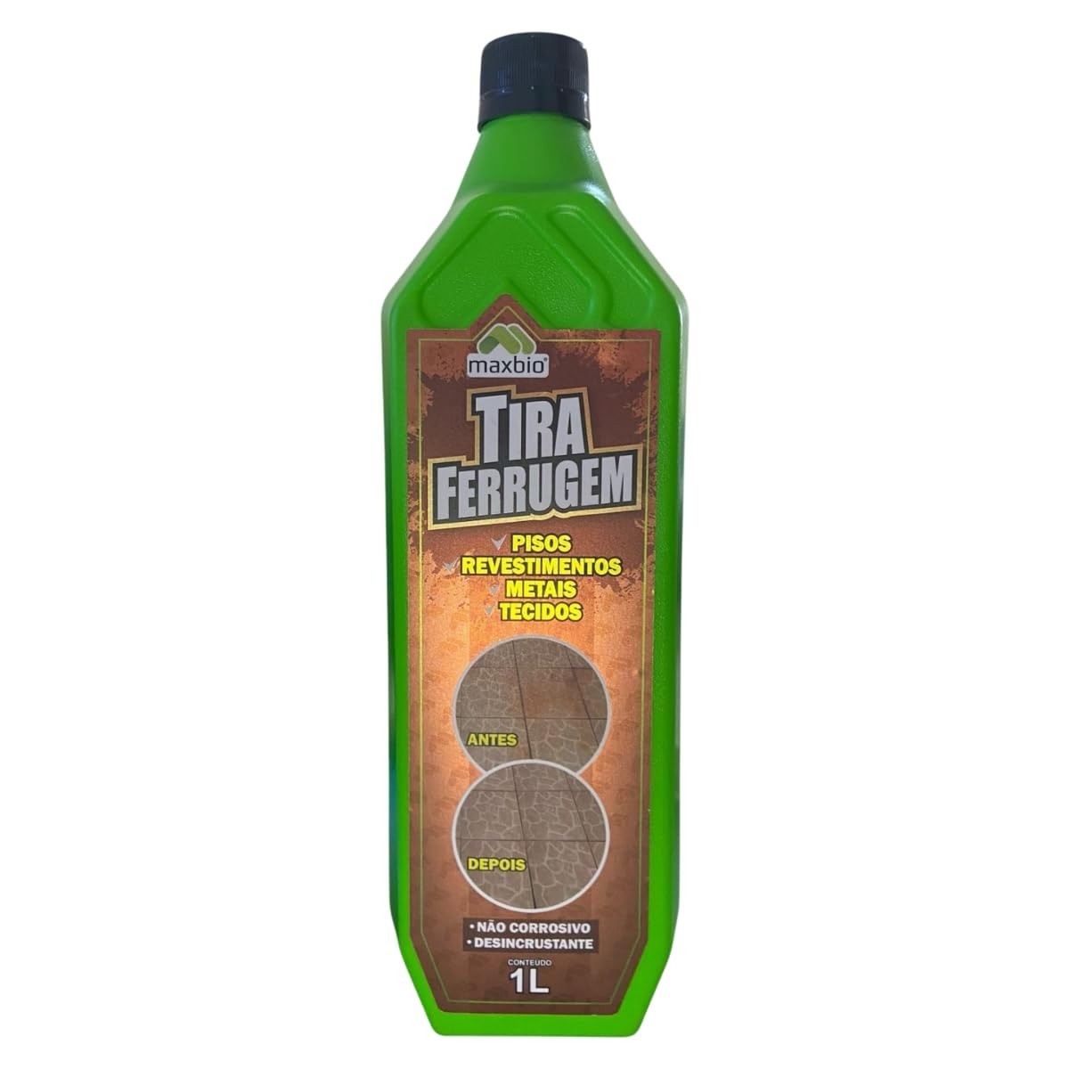 Tira Ferrugem 1L - Solução Profissional para Remover Ferrugem de Pisos, Tecidos e Metais | Ação Rápida e Versátil