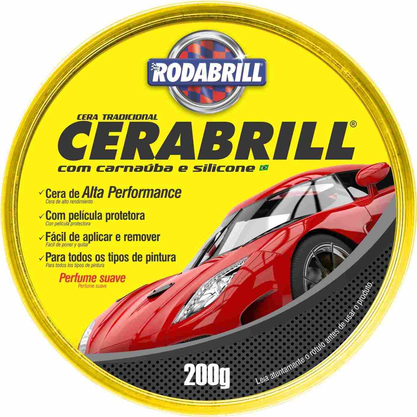 Rodabrill Cerabrill Tradicional: Brilho e Proteção Duradoura para Seu Carro