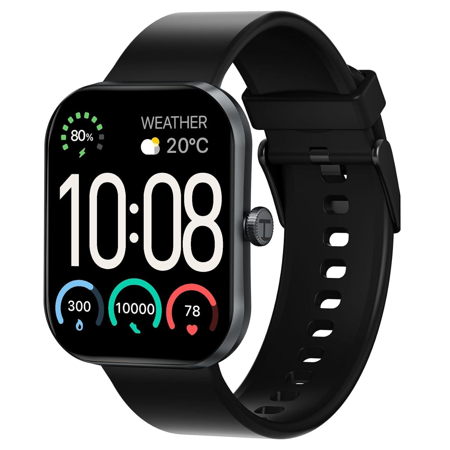 Relógio Inteligente HAYLOU S6: Tela HD 2.01", Chamada Bluetooth, 127 Modos de Treino e IP68