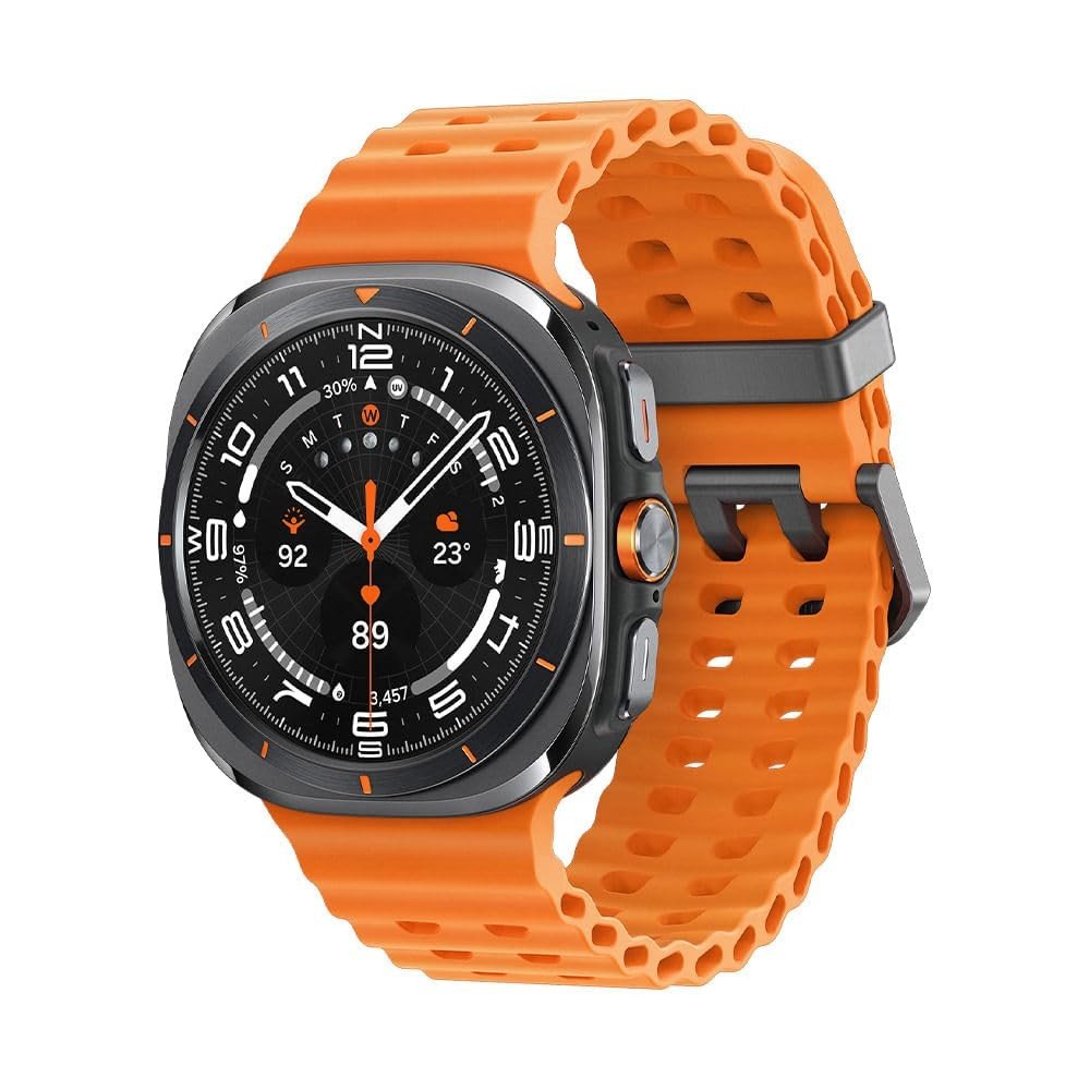 Samsung Galaxy Watch Ultra 2025 Smartwatch 47mm LTE, Galaxy AI, Titânio Aeroespacial, Titânio Cinza