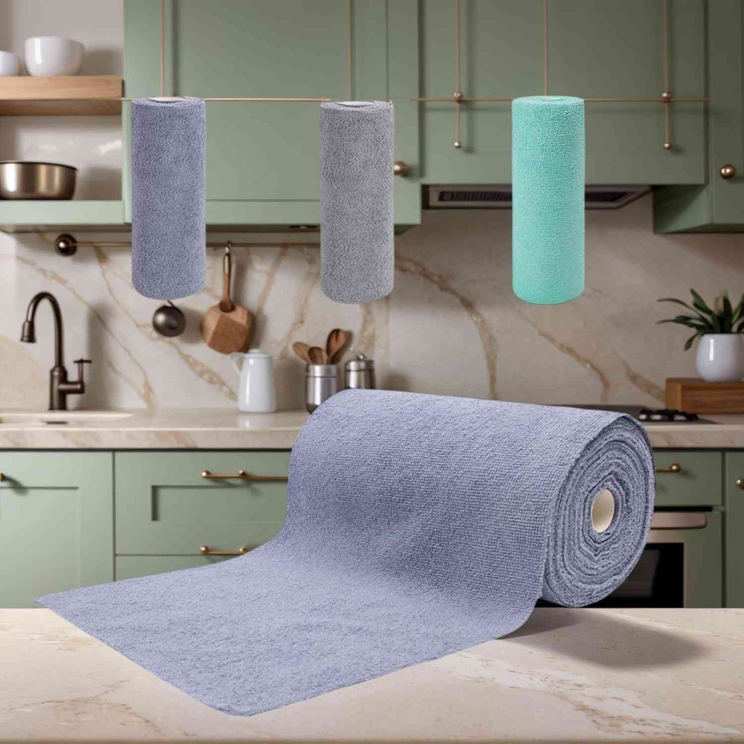 Pano de Limpeza de Microfibra - 20 Peças Ultra Absorventes e Reutilizáveis para Cozinha, Banheiro e Carro