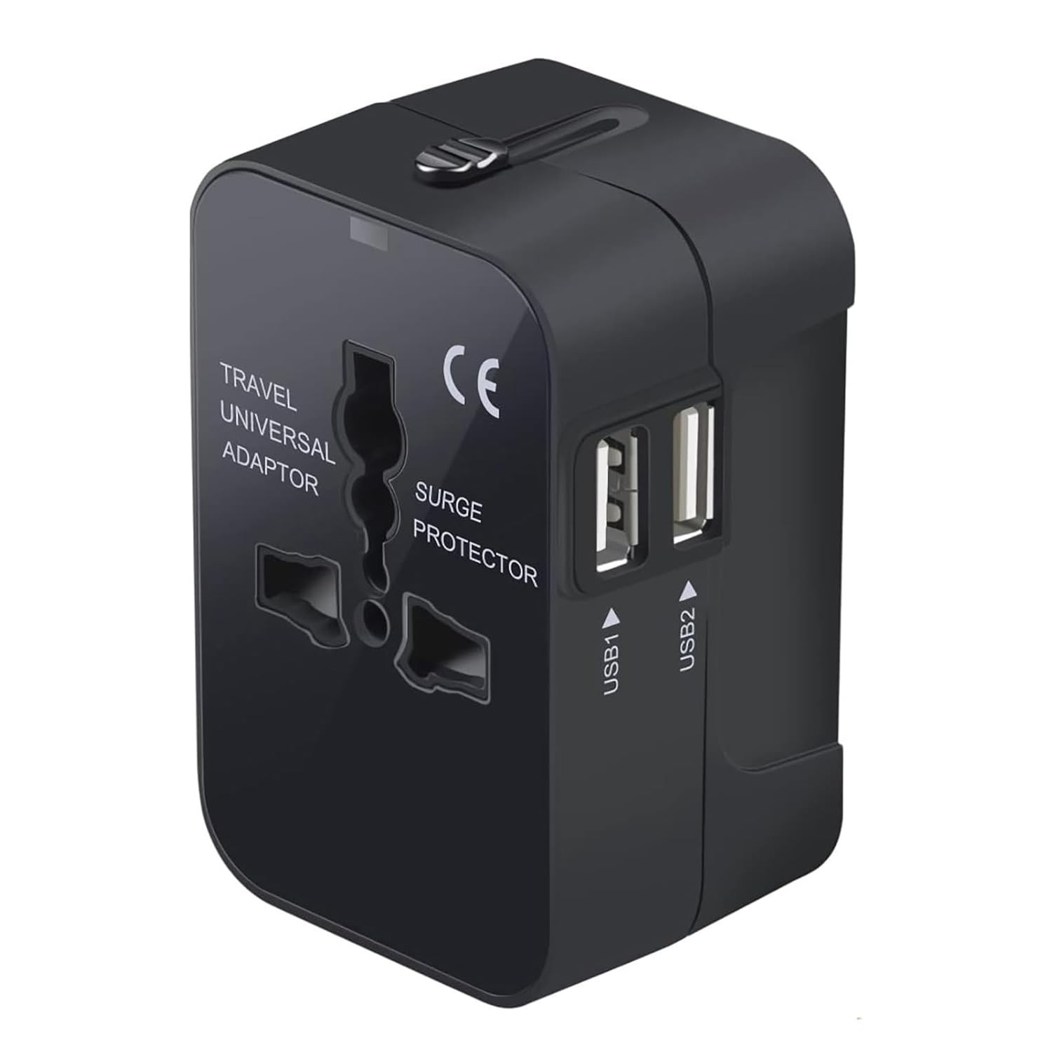Adaptador de Tomada Universal Premium: Seu Companheiro de Viagem Global com Duas Portas USB