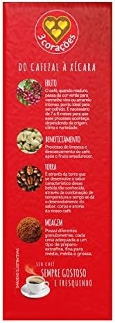3 Corações Café Torrado E Moído Extra Forte À Vácuo 250G